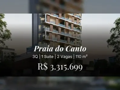Apartamento com 3 Quartos à venda, 110m² no Praia do Canto, Vitória
