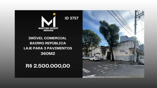 Ponto Comercial à venda, 390m² no República, Vitória