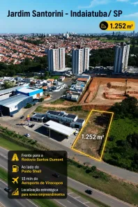 Lote/Terreno à venda, 1252m² no Jardim Santorini, Indaiatuba