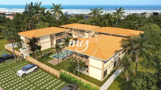 Casa de Condomínio com 2 Quartos à venda, 69m² no Imbassaí, Mata de São João