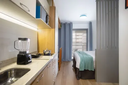 Apartamento com 1 Quarto para alugar, 24m² no Paraíso, São Paulo