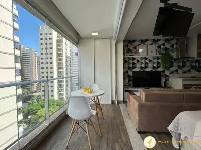 Apartamento com 1 Quarto para alugar, 80m² no Brooklin Paulista, São Paulo