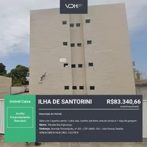 Apartamento com 2 Quartos à venda, 47m² no Planalto Boa Esperança, João Pessoa