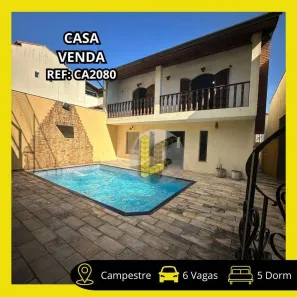 Casa com 5 Quartos à venda, 490m² no Campestre, Santo André