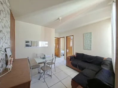Apartamento com 2 Quartos para alugar, 40m² no São Benedito, Santa Luzia