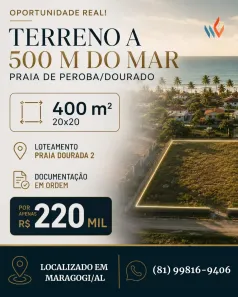 Lote/Terreno com 1 Quarto à venda, 400m² no , Maragogi