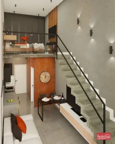 Flat com 1 Quarto à venda, 24m² no Jardim Amália, Volta Redonda