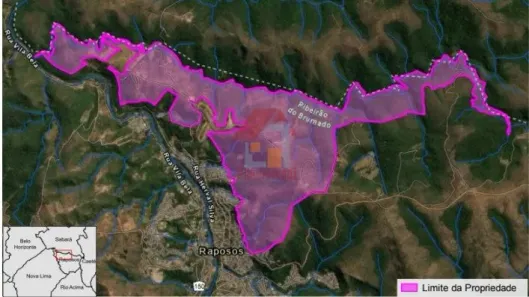 Fazenda/Sítio à venda, 3491200m² no , Raposos