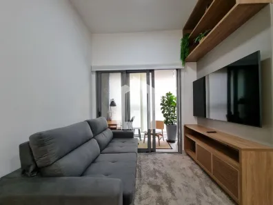 Apartamento com 1 Quarto para alugar, 68m² no Indianópolis, São Paulo