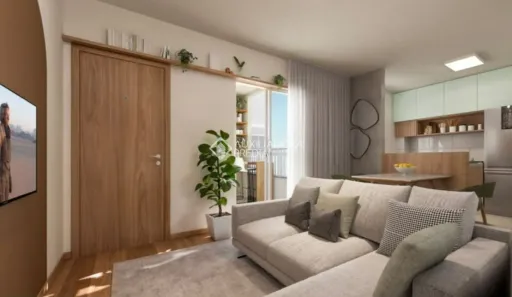 Apartamento com 2 Quartos à venda, 44m² no Forquilhas, São José