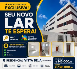Apartamento com 2 Quartos à venda, 40m² no Gramame, João Pessoa