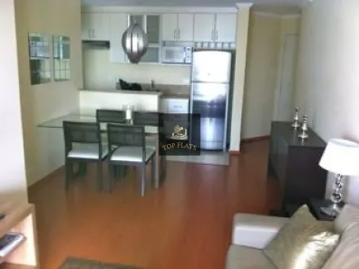 Flat com 2 Quartos para alugar, 46m² no Cidade Monções, São Paulo