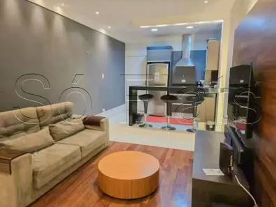 Apartamento com 1 Quarto para alugar, 55m² no Alphaville Centro Industrial e Empresarial/Alphaville., Barueri