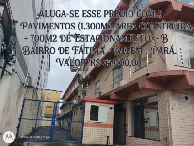 Prédio Residencial para alugar, 2000m² no Fátima, Belém