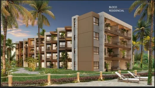 Apartamento com 1 Quarto à venda, 31m² no Cumbuco, Caucaia