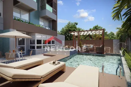 Apartamento com 1 Quarto à venda, 30m² no Jardim, Santo André