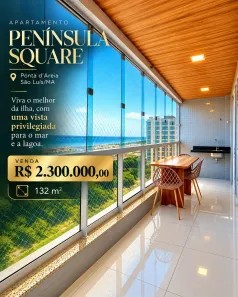 Apartamento com 3 Quartos à venda, 132m² no Ponta D'Areia, São Luís