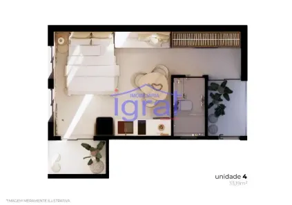 Apartamento com 1 Quarto à venda, 33m² no Vila Guarani (Z Sul), São Paulo