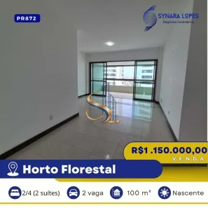 Apartamento com 2 Quartos à venda, 100m² no Horto Florestal, Salvador