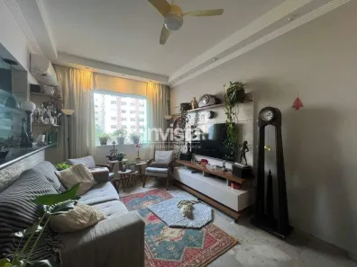 Apartamento com 2 Quartos para alugar, 82m² no José Menino, Santos