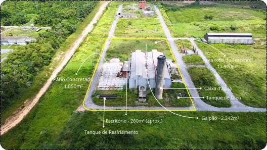 Galpão/Depósito/Armazém para alugar, 2242m² no Distrito Industrial, Candeias