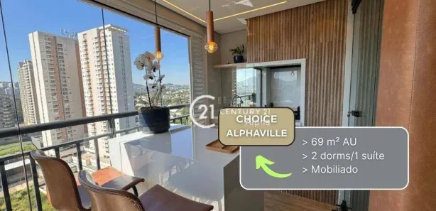 Apartamento com 2 Quartos à venda, 69m² no Melville Empresarial I e II, Barueri