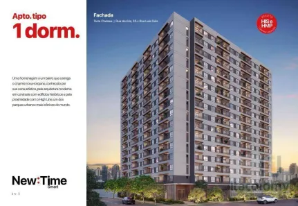 Apartamento com 1 Quarto à venda, 25m² no Mirandópolis, São Paulo