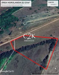 Lote/Terreno à venda, 44242m² no , Hidrolândia