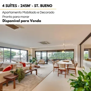 Apartamento com 4 Quartos à venda, 245m² no Setor Bueno, Goiânia