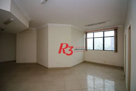 Sala Comercial à venda, 122m² no Gonzaga, Santos