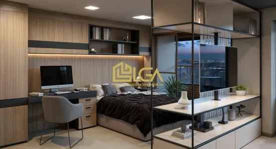 Apartamento com 1 Quarto à venda, 36m² no Centro, São Vicente