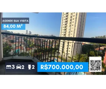 Apartamento com 3 Quartos à venda, 84m² no Jardim Bonfiglioli, São Paulo