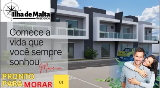 Casa de Condomínio com 3 Quartos à venda, 117m² no Ipitanga, Lauro de Freitas