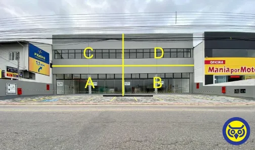 Sala Comercial para alugar, 200m² no Caminho Novo, Palhoça