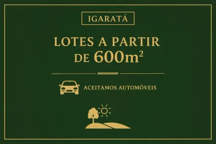 Lote/Terreno à venda, 600m² no Centro, Igaratá