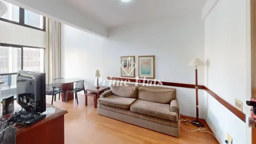 Flat com 1 Quarto à venda, 52m² no Moema, São Paulo