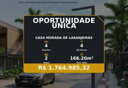 Casa com 4 Quartos à venda, 166m² no Morada de Laranjeiras, Serra