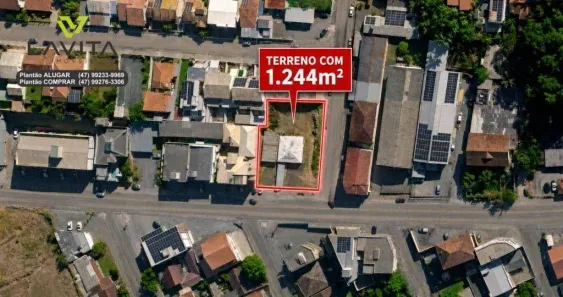 Lote/Terreno à venda, 1243m² no Passo Manso, Blumenau
