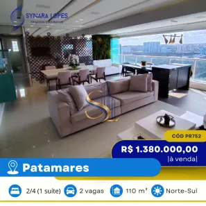 Apartamento com 2 Quartos à venda, 110m² no Patamares, Salvador
