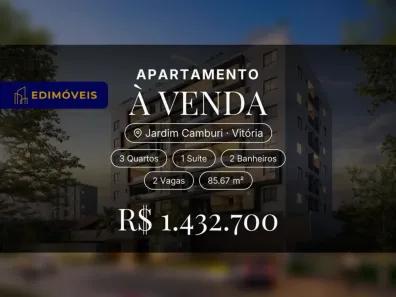 Apartamento com 3 Quartos à venda, 85m² no Jardim Camburi, Vitória