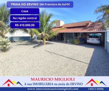 Casa com 2 Quartos à venda, 150m² no Praia do Ervino, São Francisco do Sul