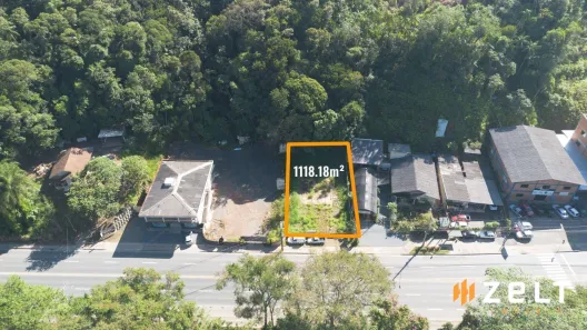 Lote/Terreno à venda, 1118m² no Ponta Aguda, Blumenau