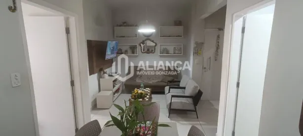 Apartamento com 2 Quartos à venda, 57m² no José Menino, Santos