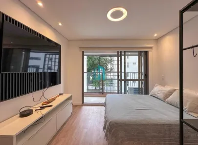 Apartamento com 1 Quarto para venda ou aluguel, 26m² no Campo Belo, São Paulo
