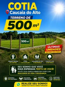 Lote/Terreno à venda, 500m² no Centro (Caucaia do Alto), Cotia