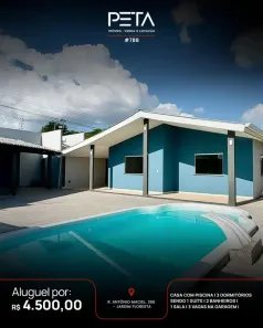Casa com 3 Quartos para alugar, 290m² no Jardim Floresta, Boa Vista