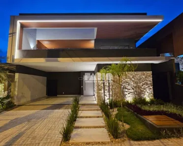 Casa de Condomínio com 3 Quartos à venda, 320m² no Condomínio Vilage La Montagne, São José do Rio Preto