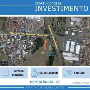 Lote/Terreno à venda, 5000m² no Jardim Boa Vista, Hortolândia