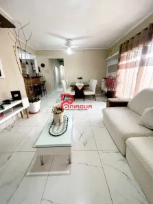 Apartamento com 3 Quartos para alugar, 127m² no Caiçara, Praia Grande