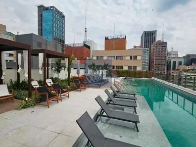Apartamento com 1 Quarto para alugar, 20m² no Bela Vista, São Paulo